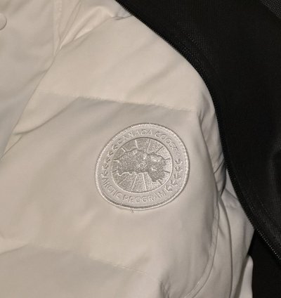 Canada Goose White Carson Parka Humanature