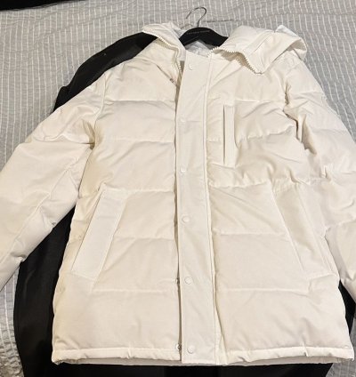 Canada Goose White Carson Parka Humanature