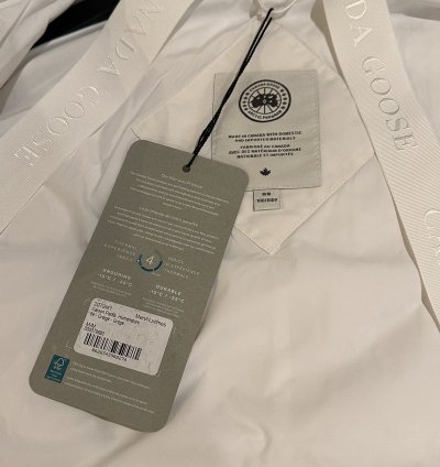 Canada Goose White Carson Parka Humanature