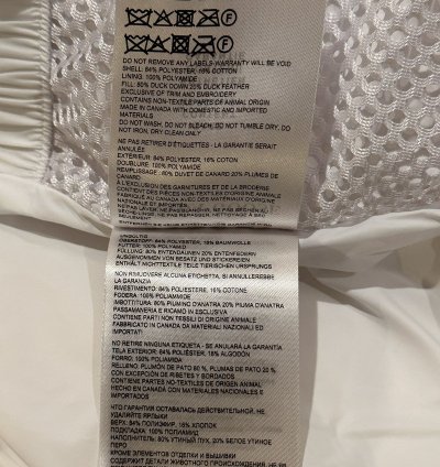 Canada Goose White Carson Parka Humanature