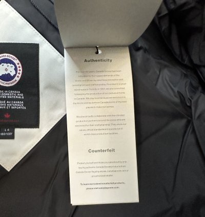 Canada Goose White Wyndham Men Jacket Fur Large Brand New