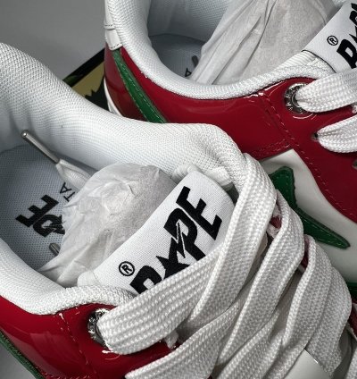 BAPE Bape Sta 1 Green White Red - Size 10