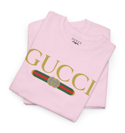Gucci GG logo light pink T-shirt - Size USA