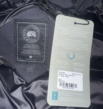 Canada Goose Wyndham Parka -Navy-Medium