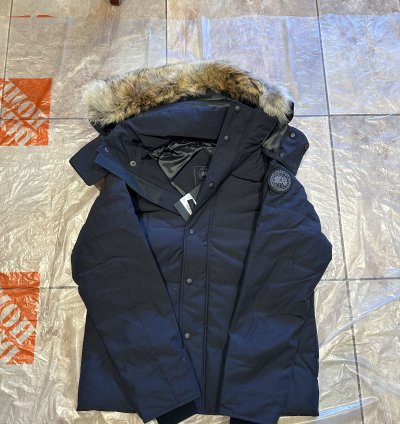 Canada Goose Wyndham Parka Black Badge Navy Medium