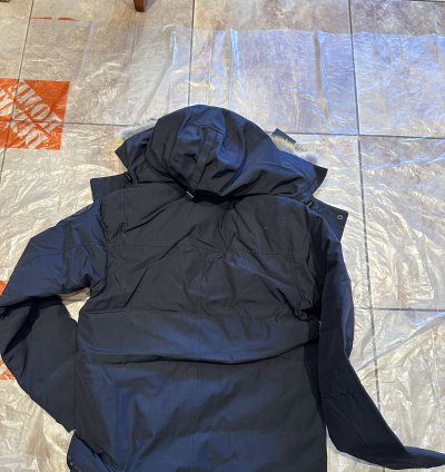 Canada Goose Wyndham Parka Black Badge Navy Medium