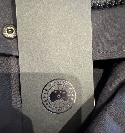 Canada Goose Wyndham Parka Black Badge Navy Medium