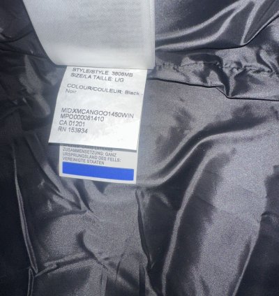 Canada Goose Wyndham Parka Black Disc