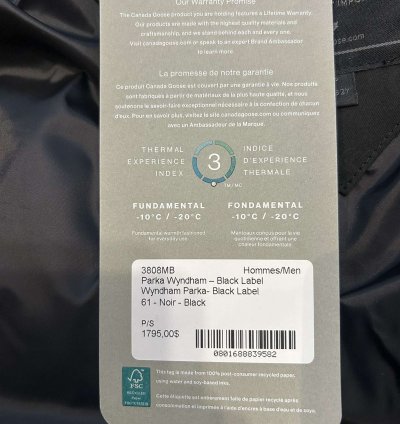 Canada Goose Wyndham Parka Black Label Heritage