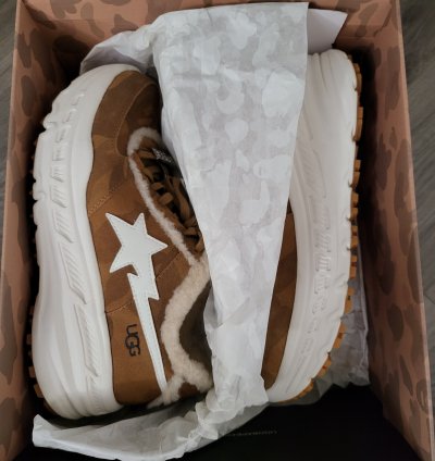 Bape Bapesta Ugg Sz 8 5 New