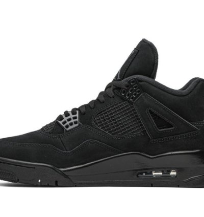 Mens Wmns Air Jordan 4 Retro Black Cat 2020 CU1110 010 / 408452 010