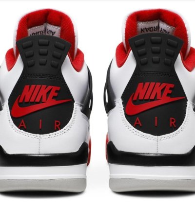 Mens Wmns Air Jordan 4 Retro OG Fire Red 2020 DC7770 160 / 408452