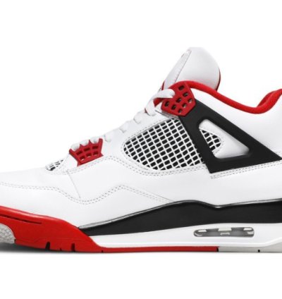 Mens Wmns Air Jordan 4 Retro OG Fire Red 2020 DC7770 160 / 408452