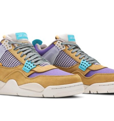 Mens Wmns Union LA x Air Jordan 4 Retro Desert Moss DJ5718 300