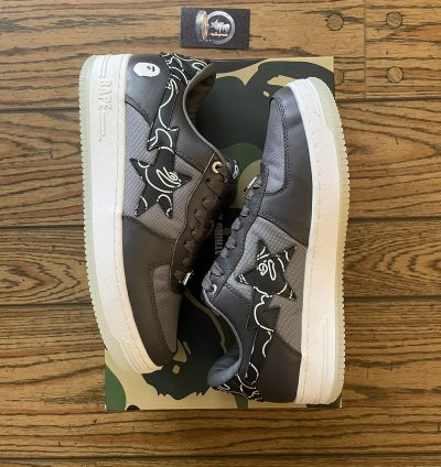 Bape Charcoal Text Code Camo Bapestas