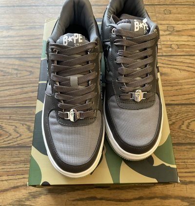 Bape Charcoal Text Code Camo Bapestas