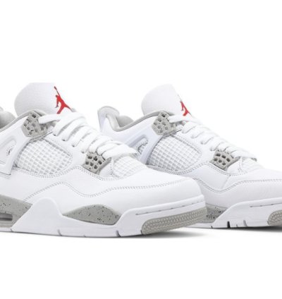 Mens Wmns Air Jordan 4 Retro White Oreo CT8527 100 / DJ4699 100