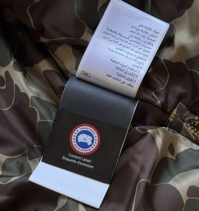 Comme des Gar ons Junya Watanabe Canada Goose Down Coat