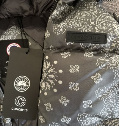 CONCEPTS CANADA GOOSE CROFTON PUFFER(FLINT BANDANA PRINT)