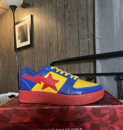Bape DC Comics Superman Bapesta Low M1