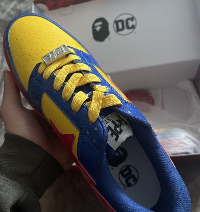 Bape DC Comics Superman Bapesta Low M1