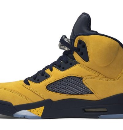 Mens Wmns Air Jordan 5 Retro SP Michigan CQ9541 704