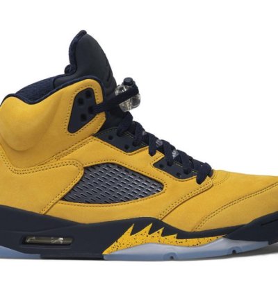 Mens Wmns Air Jordan 5 Retro SP Michigan CQ9541 704