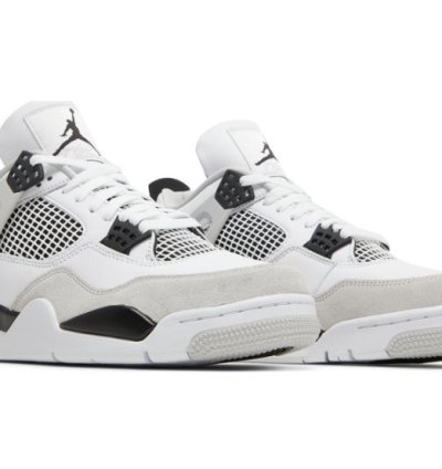 Mens Wmns Air Jordan 4 Retro Military Black DH6927 111 / 408452 111