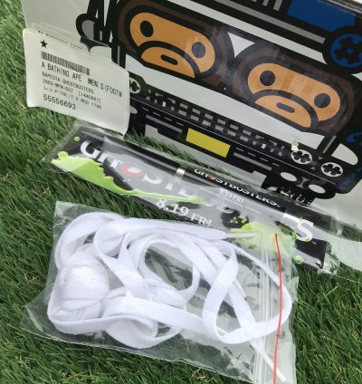 BAPE gostbusters Red patent leather