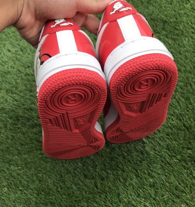 BAPE gostbusters Red patent leather
