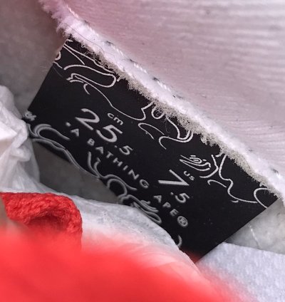 BAPE gostbusters Red patent leather