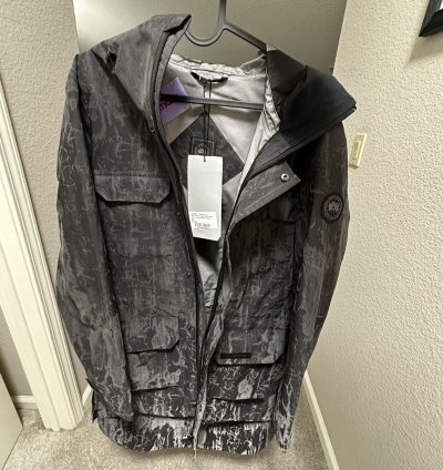Harbour Jacket Birchbark Black Reflective RARE BNWT