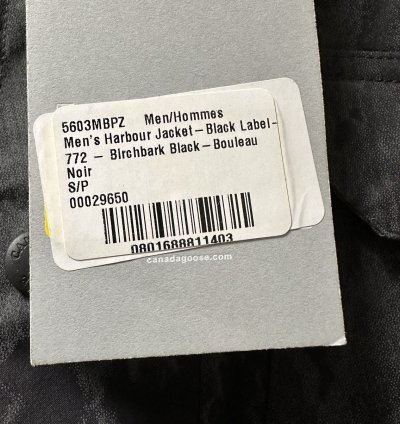 Harbour Jacket Birchbark Black Reflective RARE BNWT