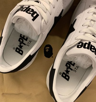 Bape Hallmark Skull Sta White