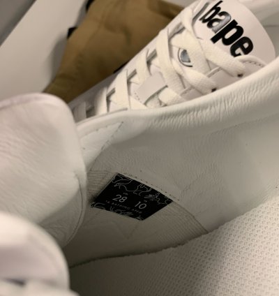 Bape Hallmark Skull Sta White