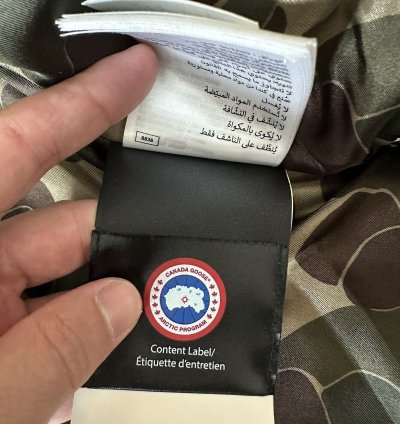 Junya Watanabe MAN Canada Goose Hooded Padded Parka XL