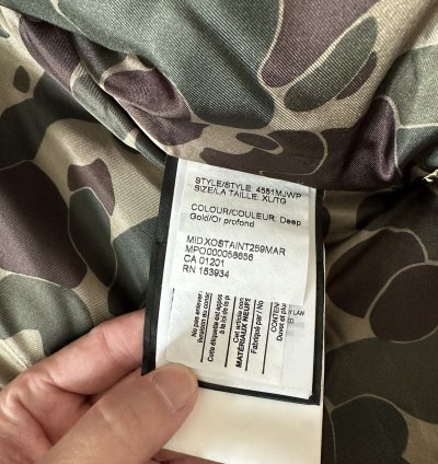 Junya Watanabe MAN Canada Goose Hooded Padded Parka XL