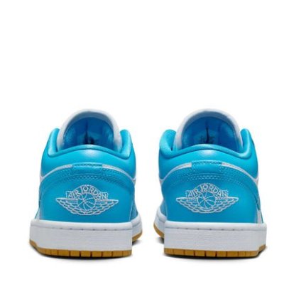 Mens Wmns Air Jordan 1 Low Dark Powder Blue Gum DC0774-104