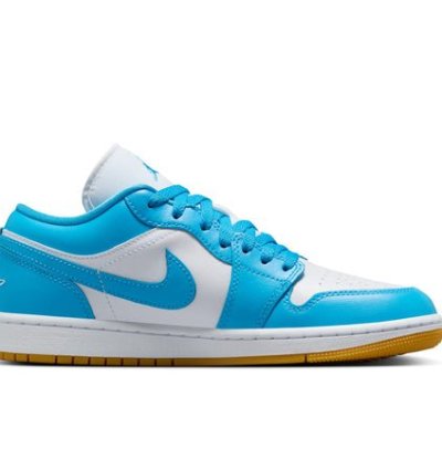 Mens Wmns Air Jordan 1 Low Dark Powder Blue Gum DC0774-104