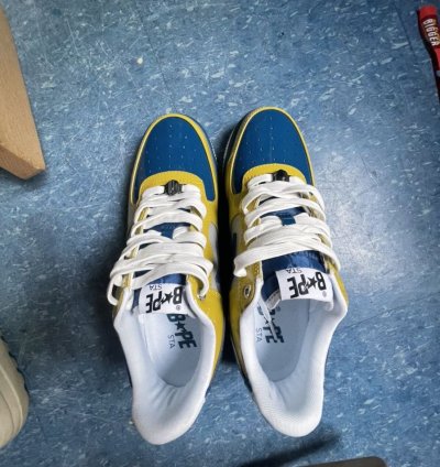 BAPE LOW TOP SNEAKERS