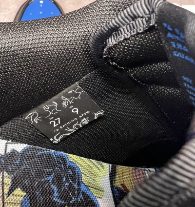 Bape Marvel Comics Venom Blue Black Bapesta