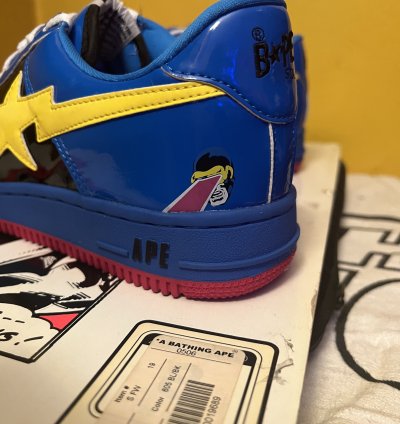 Bape Marvel Cyclops Bapesta