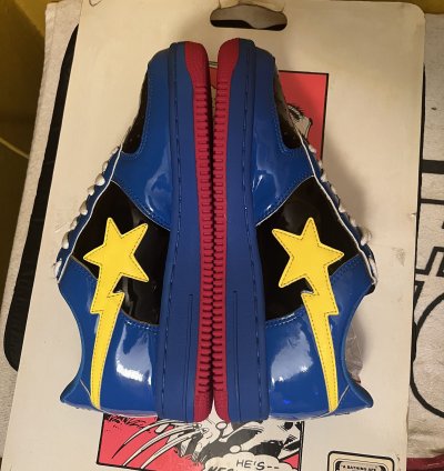Bape Marvel Cyclops Bapesta