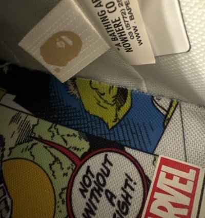 Bape Marvel Rocket Raccoon Bapesta