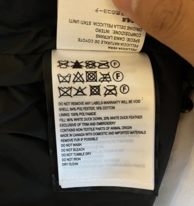 Limestone 432 Canada Goose Emory Parka Sz Medium