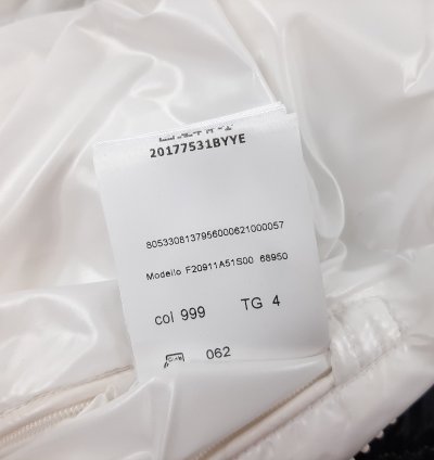 Moncler Chartreuse Down Jacket Black Men Size 4