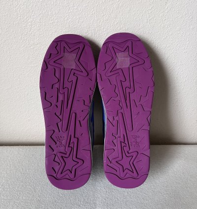 Bape Road Sta M2 Sneakers in Purple Blue