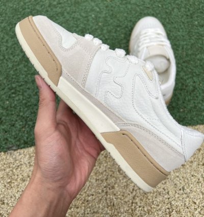 FENDl Match White Suede Low-Tops 'White'