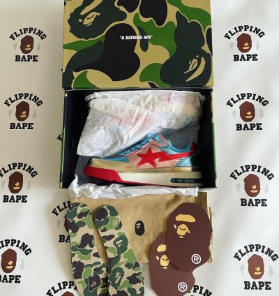 BAPE ROAD STA PINK
