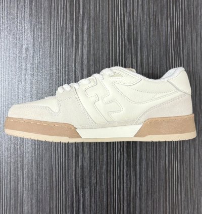 FENDl Match White Suede Low-Tops 'White'